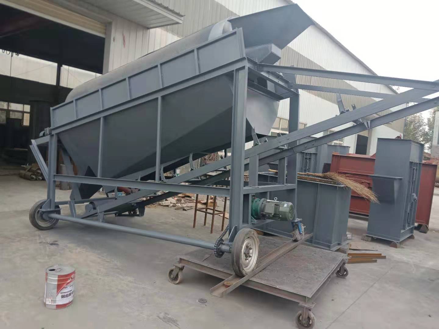 不銹鋼<a href='http://fmsl.cn' title='滾筒篩' target='_blank'>滾筒篩</a>在槐米加工工藝中的應用